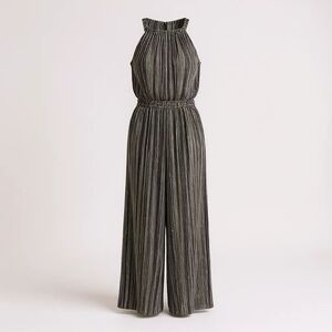 London Times Jumpsuit Black/White (Size 16) NWT